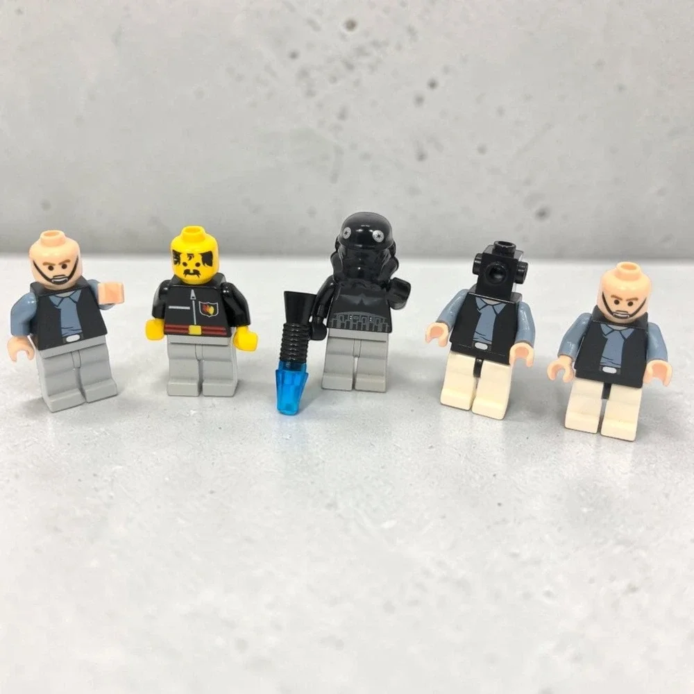 VTG LEGO Star Wars Minifigures Lot TIE Fighter Pilot Imperial Crew Figure Hasbro